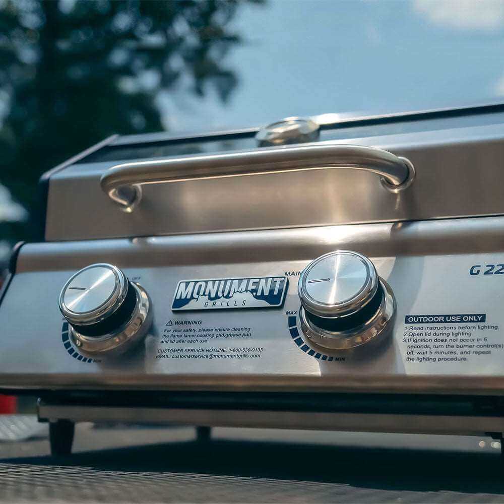 Monument G22 Stainless Steel Portable Tabletop Propane Gas Grill – view 10