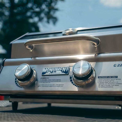 Monument G22 Stainless Steel Portable Tabletop Propane Gas Grill – view 10