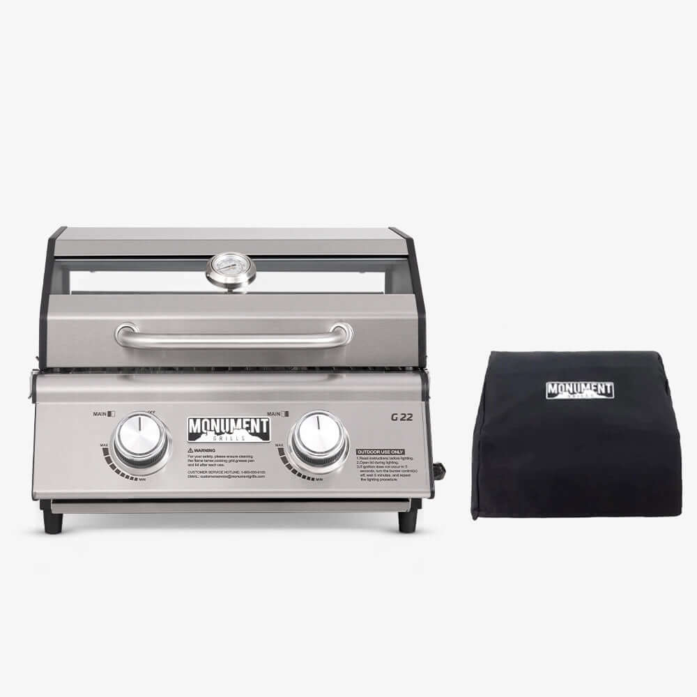 Monument G22 Stainless Steel Portable Tabletop Propane Gas Grill – view 18