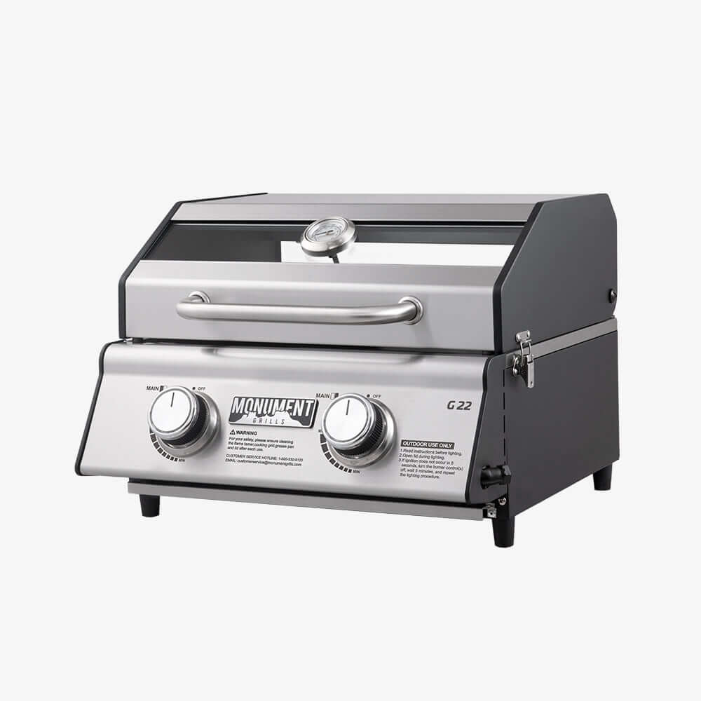 Monument G22 Stainless Steel Portable Tabletop Propane Gas Grill – view 21