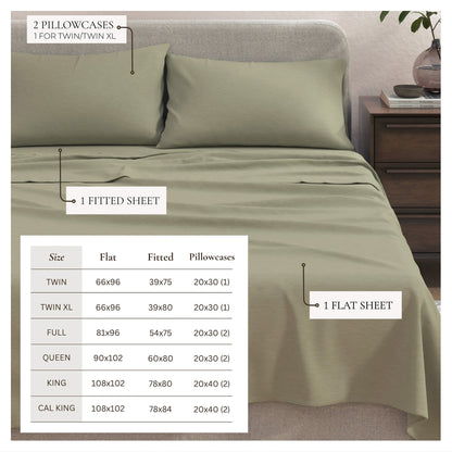 Heathered Jersey Knit Sheet Set – Carmen Collection – view 72