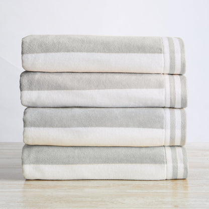 Pastel Striped Cabana Beach Towel – Edgartown Collection – view 19