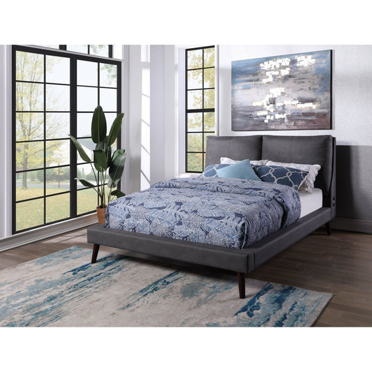 Gabriela Upholstered Platform Bed with Integrated Power