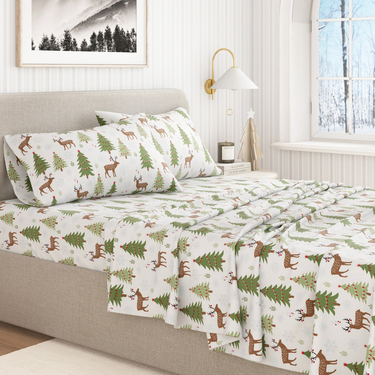 100% Turkish Cotton Flannel Sheet Set – Boulder Collection – view 5