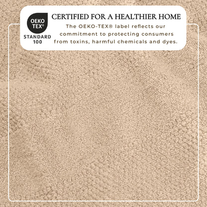 100% Cotton Rice Weave Textured Bath Towel Set – Marbella Collection – view 31