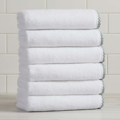 Valery Collection Border-Stitched Cotton 6-Piece Towel Set – view 61