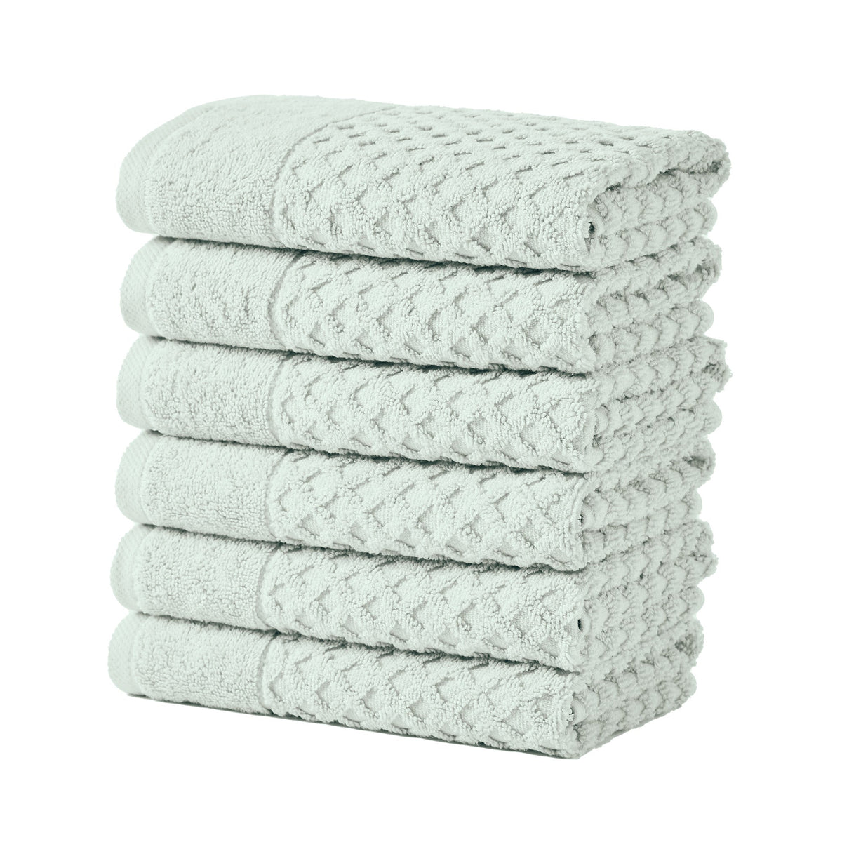 Cotton Diamond Waffle Weave Bath Towel Set – Grayson Collection – view 90