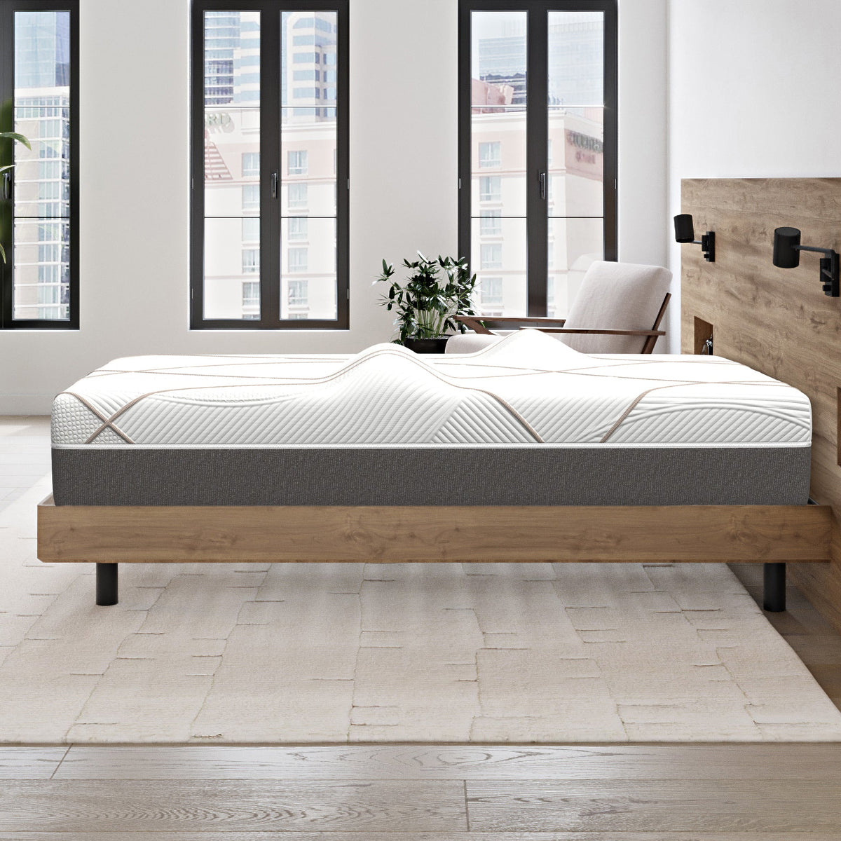 GhostBed Massage Hybrid Mattress with Air Cell Massage, 12 Inch – view 6