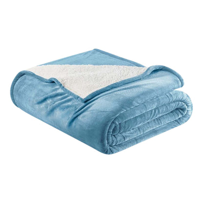 Sherpa Fleece Collection Velvet Plush Sherpa Bed Blanket, Reversible – view 21