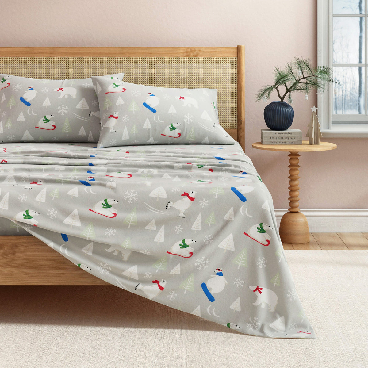 Turkish Cotton Flannel Sheet Set – Stratton Collection – view 42