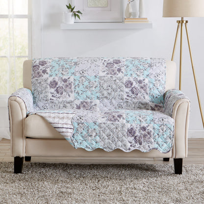 Reversible Floral Patchwork Furniture Protector – Maribel Collection – view 61
