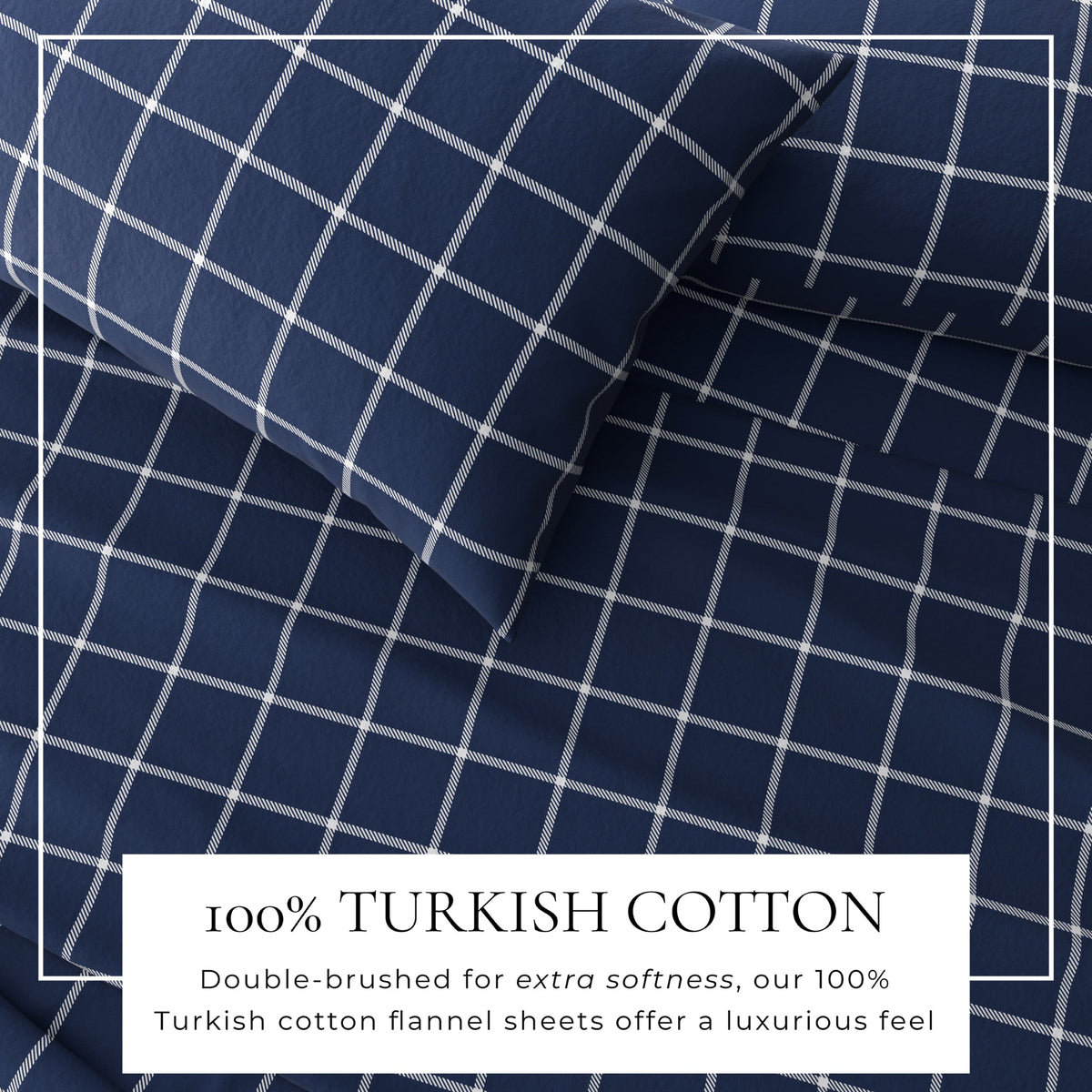 Turkish Cotton Flannel Sheet Set – Belle Collection – view 41