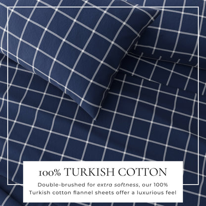 Turkish Cotton Flannel Sheet Set – Belle Collection – view 41