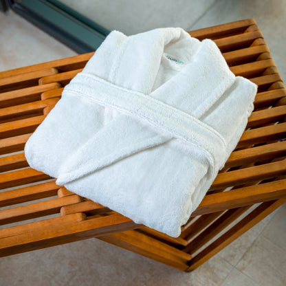 Organic Turkish Cotton Bathrobe and Slipper Set, 700 GSM – view 12