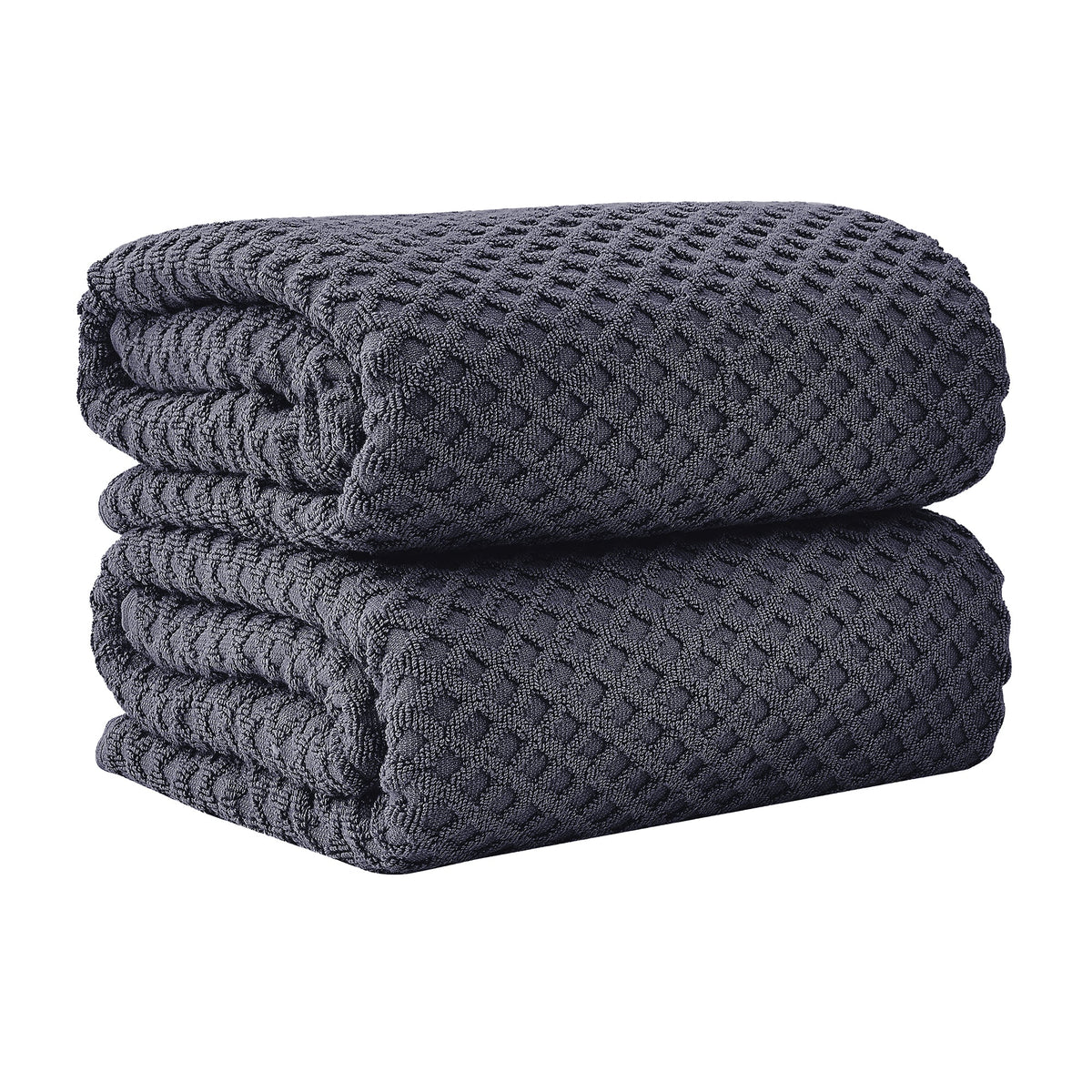 Cotton Diamond Waffle Weave Bath Towel Set – Grayson Collection – view 161