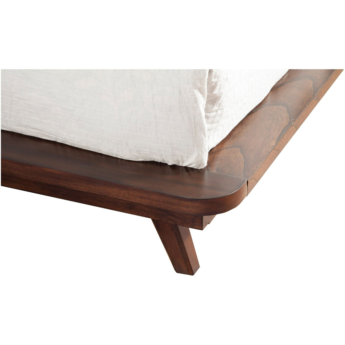 Arden Mid-Century Wood Platform Bed with Low-Profile Headboard – view 6