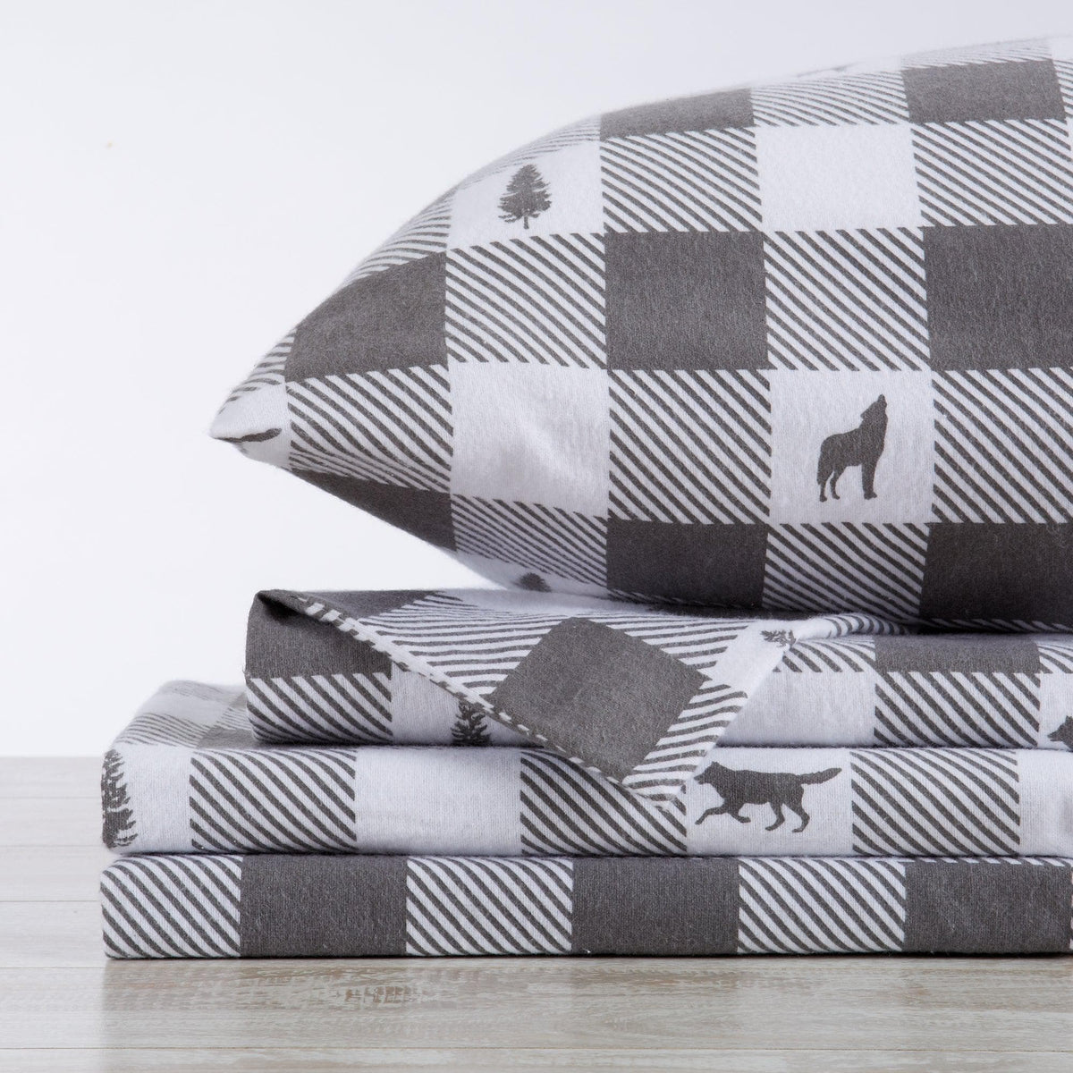 100% Turkish Cotton Flannel Sheet Set – Boulder Collection – view 39