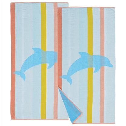 Boca Collection 2-Pack Cotton Beach Towels, 30 x 60 Inch Vibrant Prints – view 13