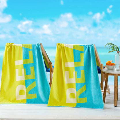 Boca Collection 2-Pack Cotton Beach Towels, 30 x 60 Inch Vibrant Prints – view 20