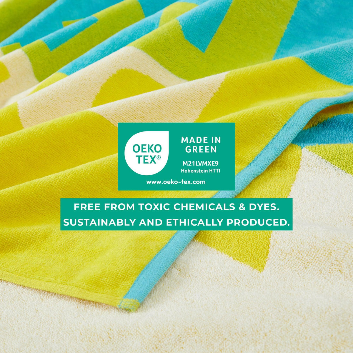 Boca Collection 2-Pack Cotton Beach Towels, 30 x 60 Inch Vibrant Prints – view 22