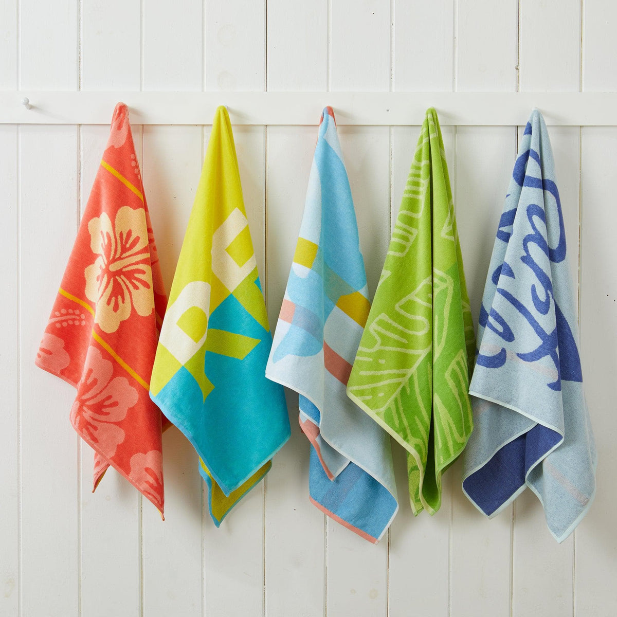 Boca Collection 2-Pack Cotton Beach Towels, 30 x 60 Inch Vibrant Prints – view 29
