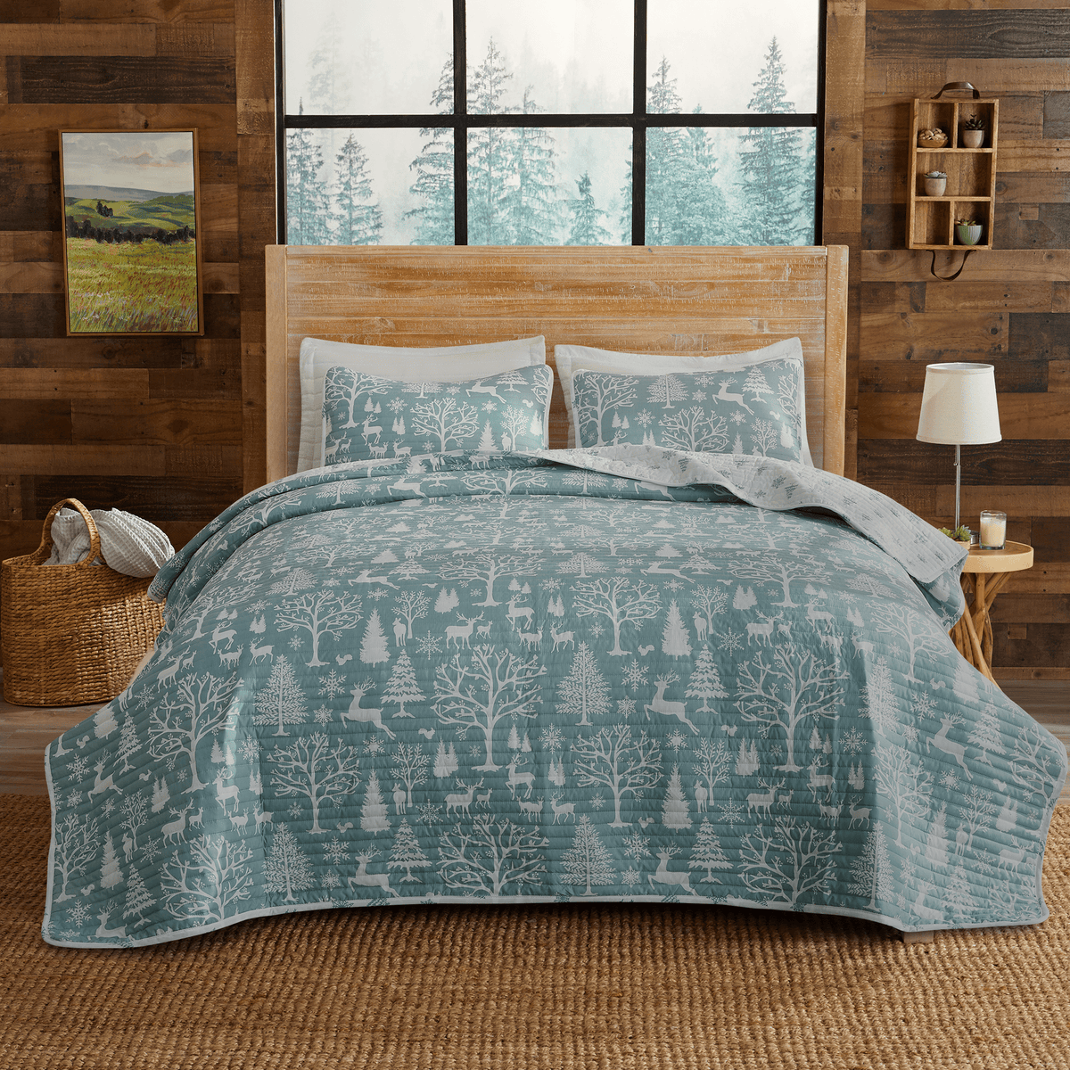 Lodge Woods Quilt: Winter Solstice Collection