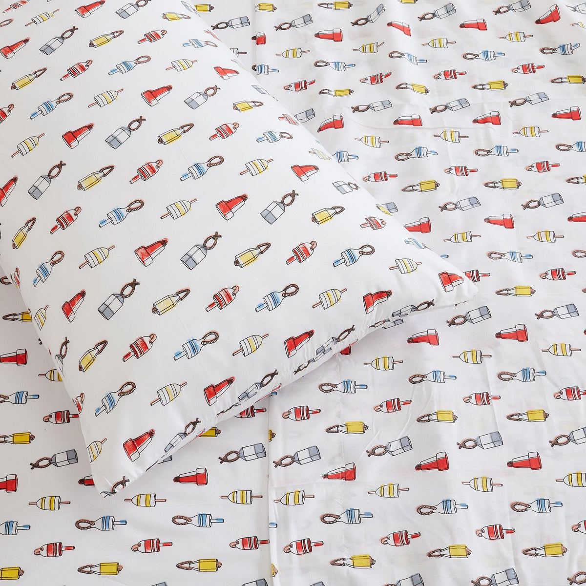 Coastal Print Lightweight Microfiber Sheet Set – Soft Comfort – view 6