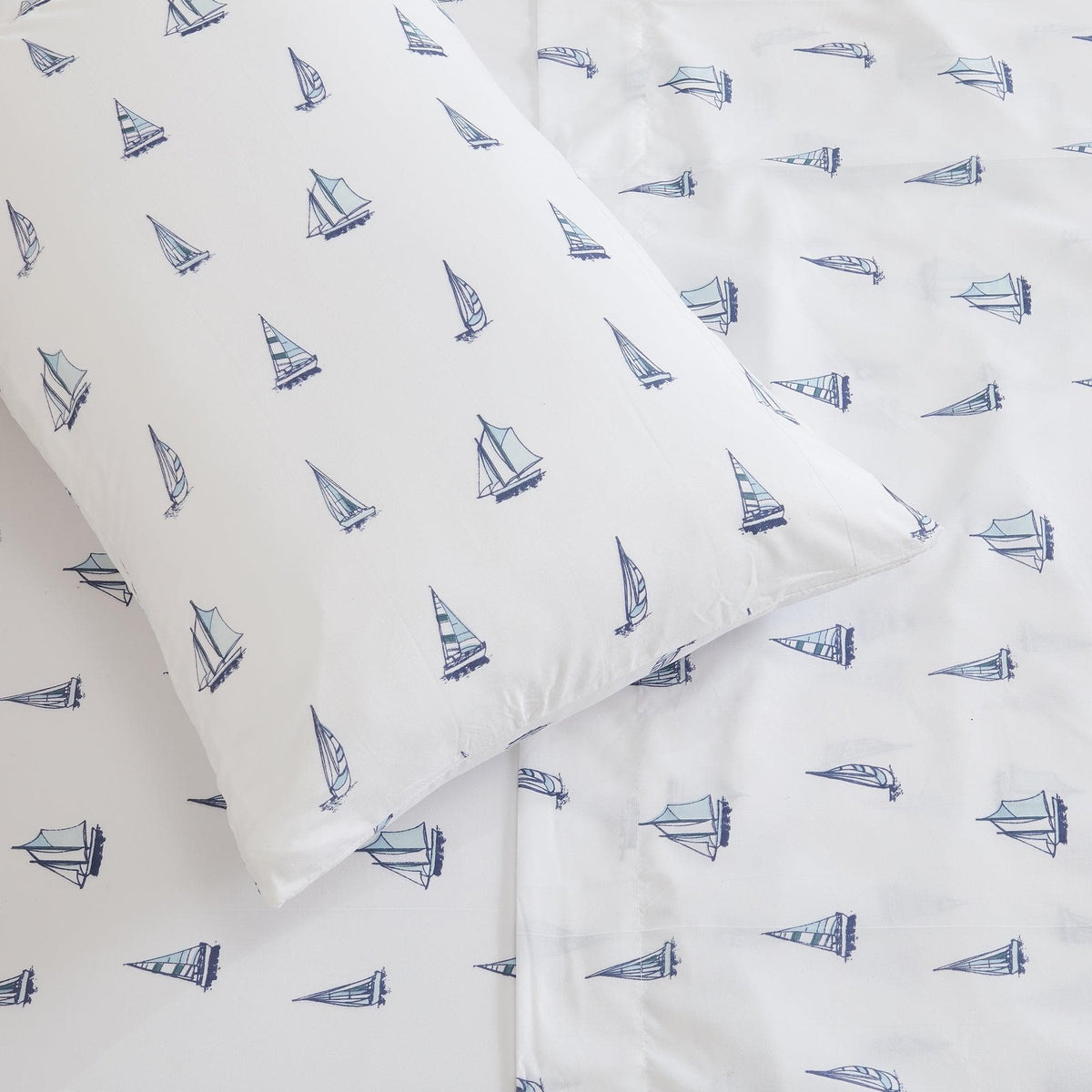 Coastal Print Lightweight Microfiber Sheet Set – Soft Comfort – view 18