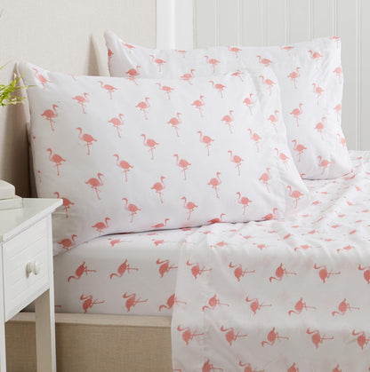 Coastal Print Lightweight Microfiber Sheet Set – Soft Comfort – view 23