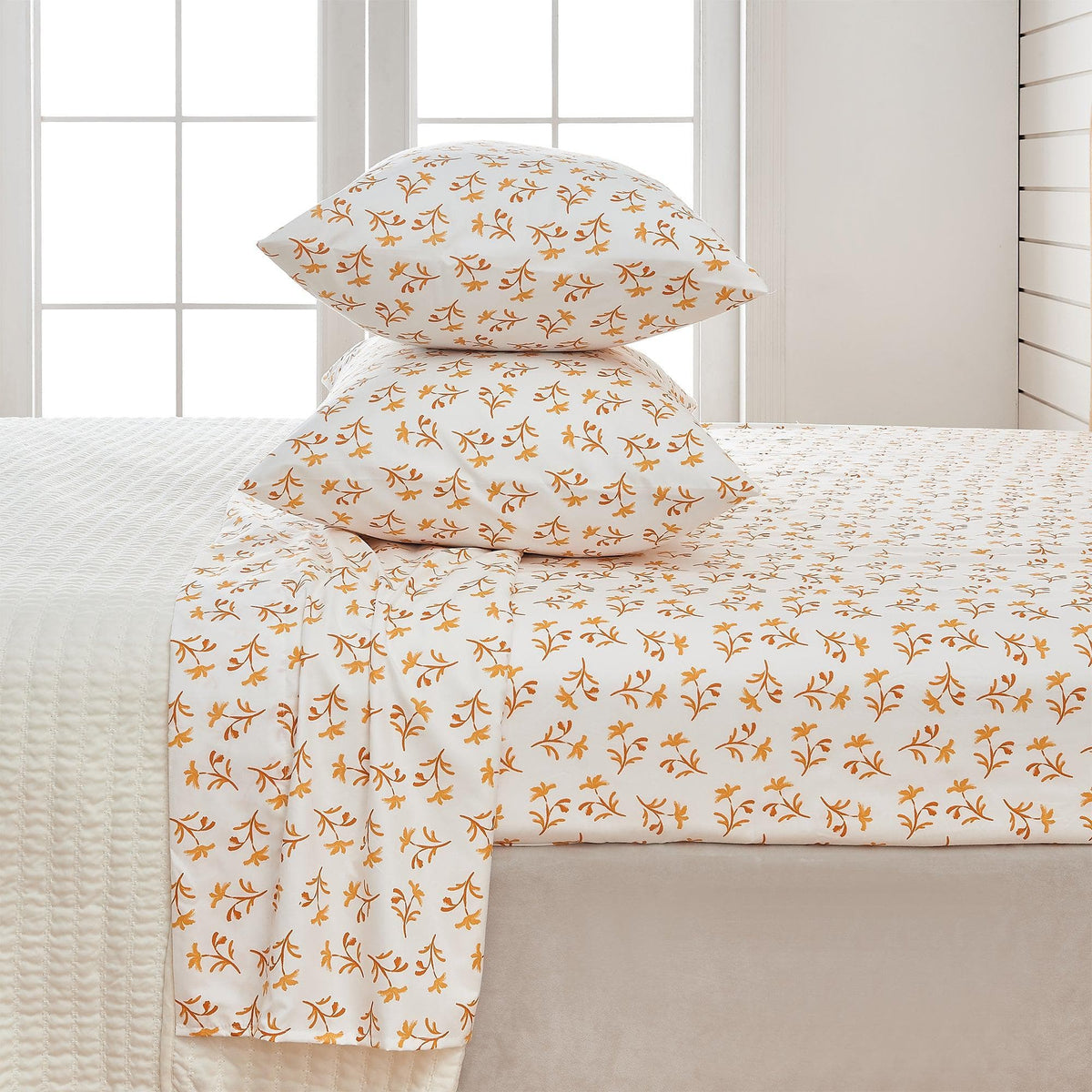 Watercolor Floral Microfiber Sheet Set – Delia Collection – view 21