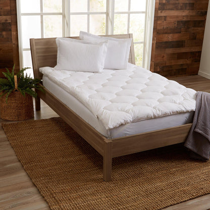 Kyla 2-Inch Thick Hypoallergenic Mattress Topper with Microfiber Shell – view 3