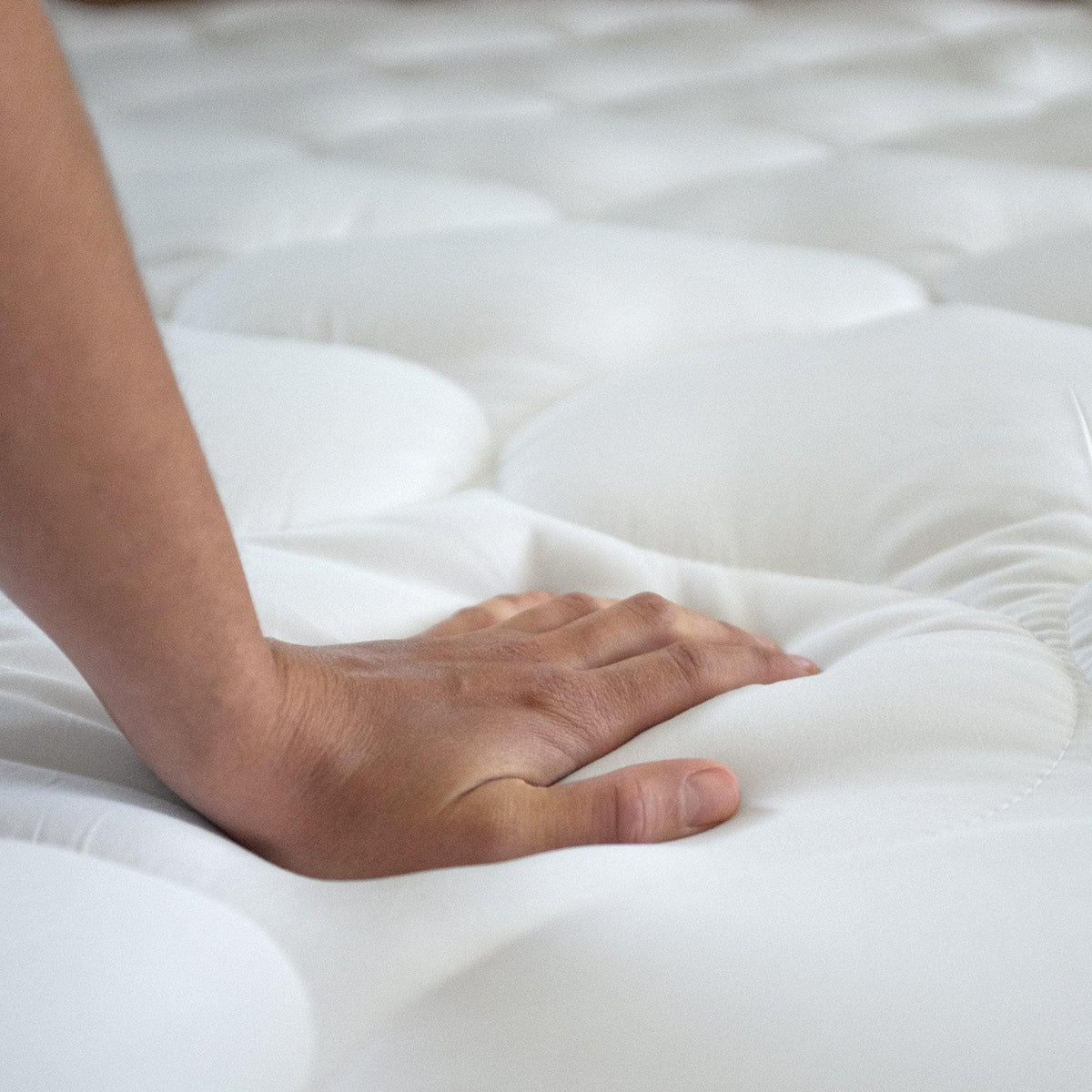 Kyla 2-Inch Thick Hypoallergenic Mattress Topper with Microfiber Shell – view 2