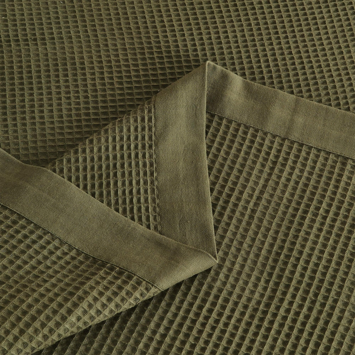 Hazel Collection 100% Cotton Waffle Weave Blanket – view 4
