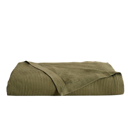 Hazel Collection 100% Cotton Waffle Weave Blanket – view 5