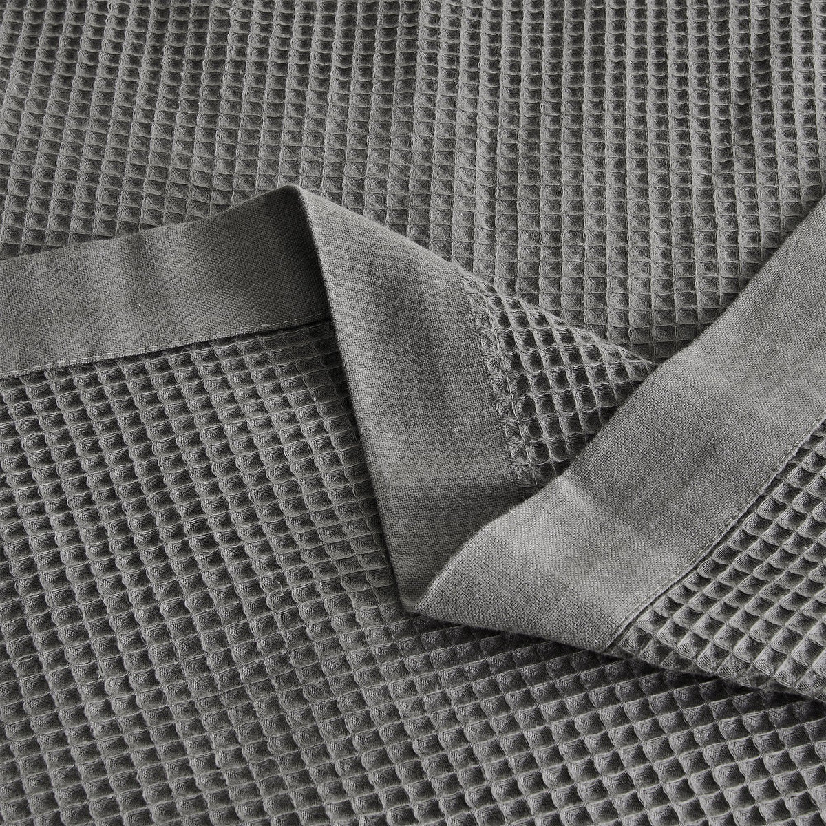 Hazel Collection 100% Cotton Waffle Weave Blanket – view 10