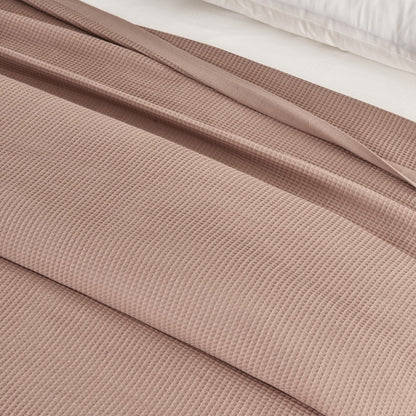 Hazel Collection 100% Cotton Waffle Weave Blanket – view 26