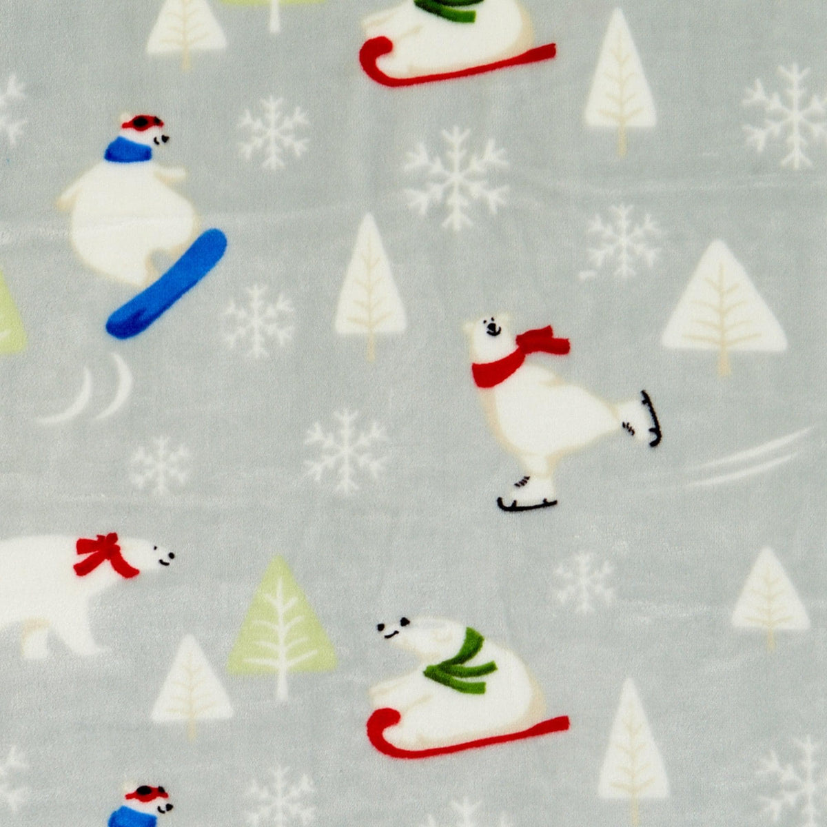 Eve Collection Holiday Velvet Plush Sherpa Throw Blanket, 50 x 60 – view 31