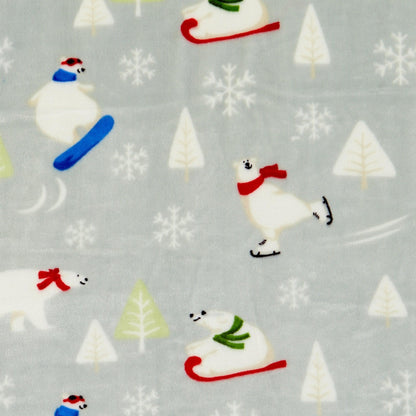 Eve Collection Holiday Velvet Plush Sherpa Throw Blanket, 50 x 60 – view 31