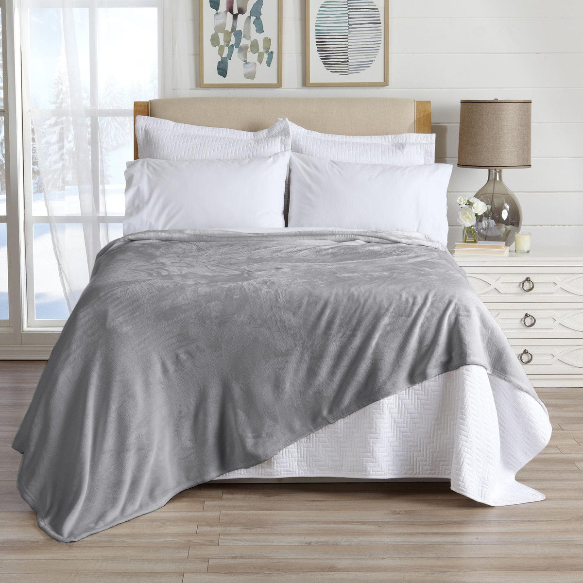 Avianna Collection Velvet Plush Bed Blanket in Twin to King and Throw – view 13