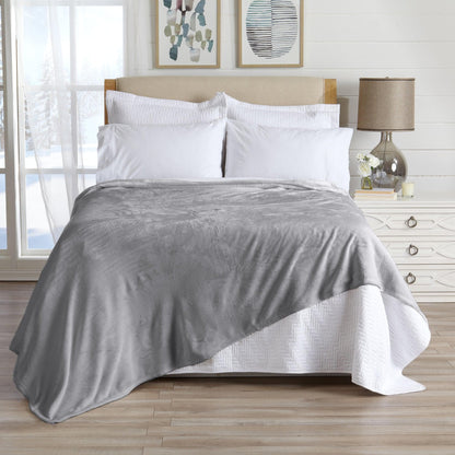 Avianna Collection Velvet Plush Bed Blanket in Twin to King and Throw – view 13