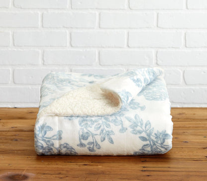 Cielo Collection Reversible Velvet Plush Sherpa Luxury Bed Blanket – view 13