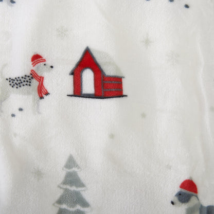 Pearl Collection Holiday Print Velvet Plush Throw and Bed Blanket – view 41