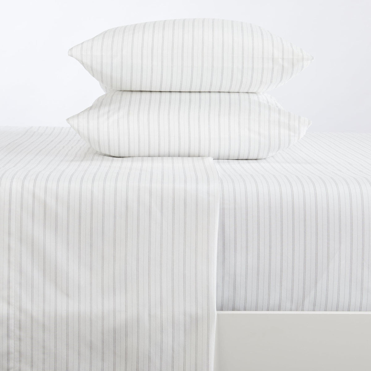 Classic Stripe Microfiber Sheet Set – Adeline Collection – view 8