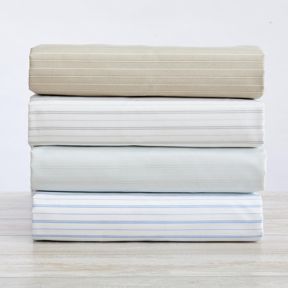 Classic Stripe Microfiber Sheet Set – Adeline Collection – view 13