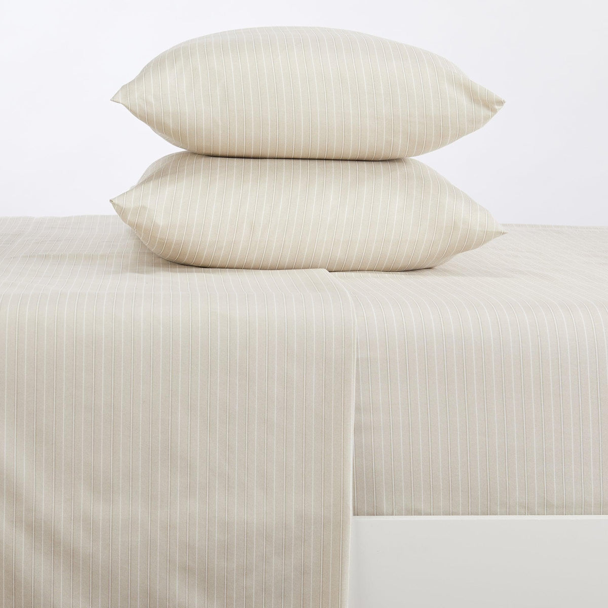 Classic Stripe Microfiber Sheet Set – Adeline Collection – view 15
