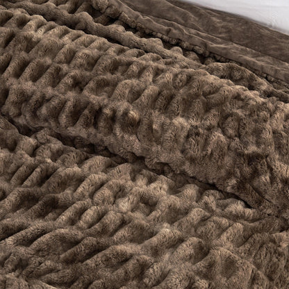 Alondra Collection Ruched Faux Fur Throw Blanket, 50 x 60 Inch – view 17