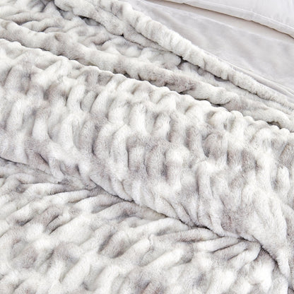 Alondra Collection Ruched Faux Fur Throw Blanket, 50 x 60 Inch – view 22