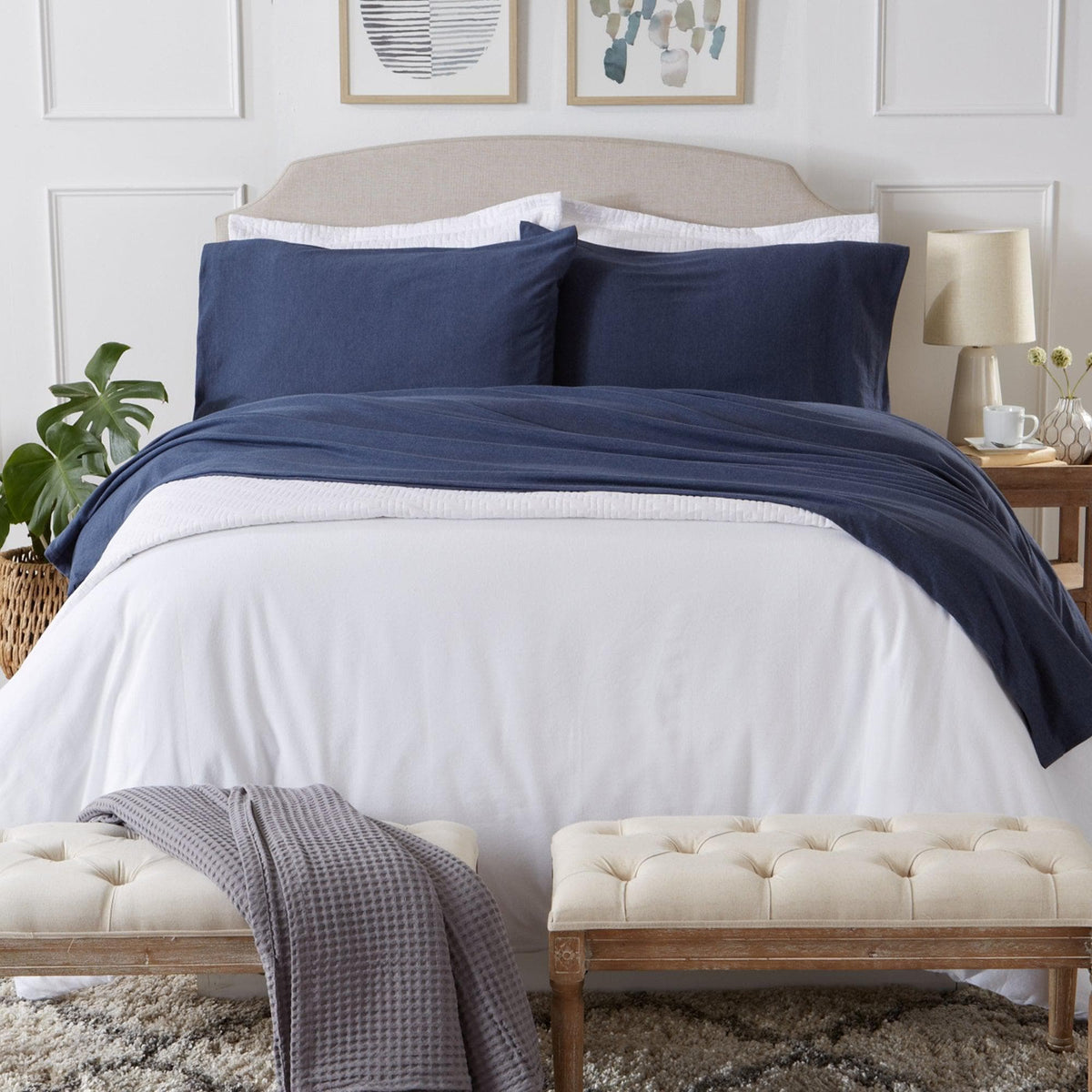Cotton Flannel Jersey Sheet Set – Cozy Flex Collection – view 18
