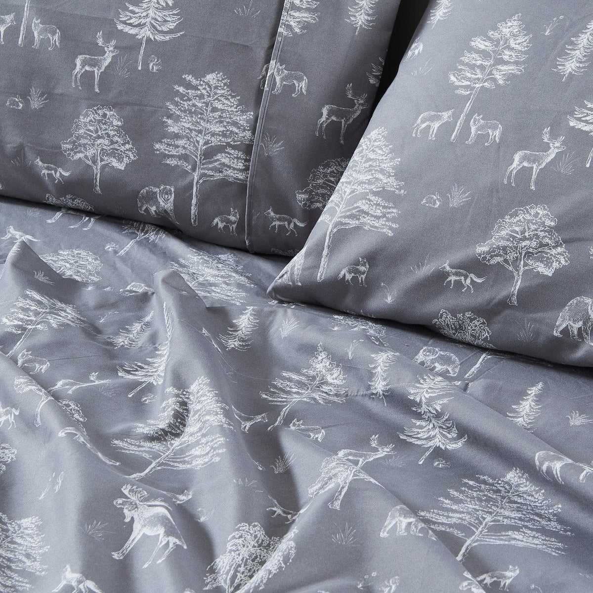 Lodge Print Microfiber Sheet Set – Mountain Ridge Collection – view 62