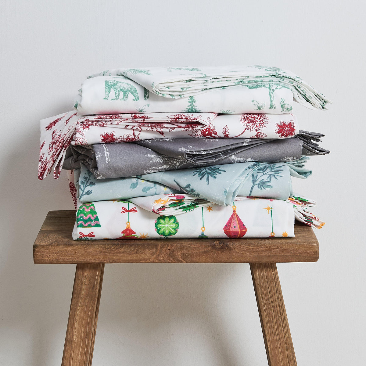 Brushed Microfiber Printed Sheet Set – Baylor Collection – view 32